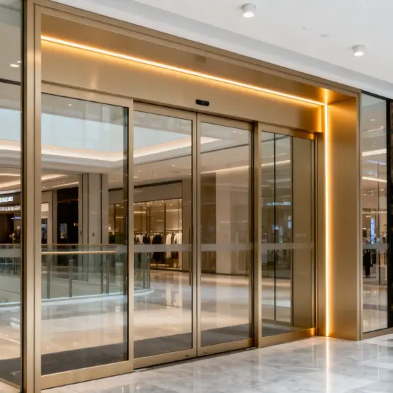 ประตูไฟฟ้าอลูมิเนียมอัลลอยด์