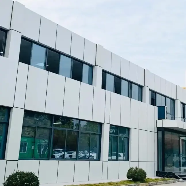 ผนังม่านอลูมิเนียมแบนแบบธรรมดา