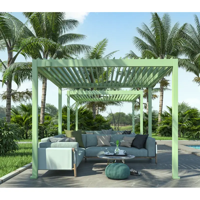 ศาลาพับเก็บได้แบบแมนนวล